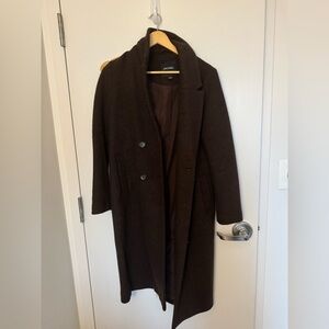 Monki/ASOS Brown Women’s Long coat (XS)